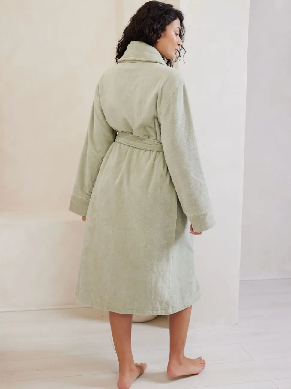 Vert - Robe de chambre Chelsea Peers 100% coton éponge
