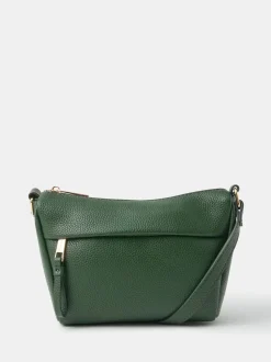 Vert - Sac à bandoulière Accessorize zippé sur le devant