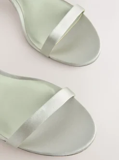 vert - Sandales simples de demoiselle d’honneur Forever Comfort® à bout rond et talon bas