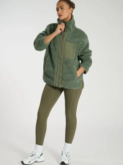 Vert - South Beach Zip Borg Veste
