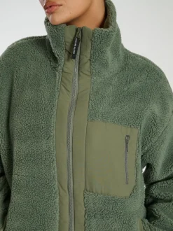 Vert - South Beach Zip Borg Veste
