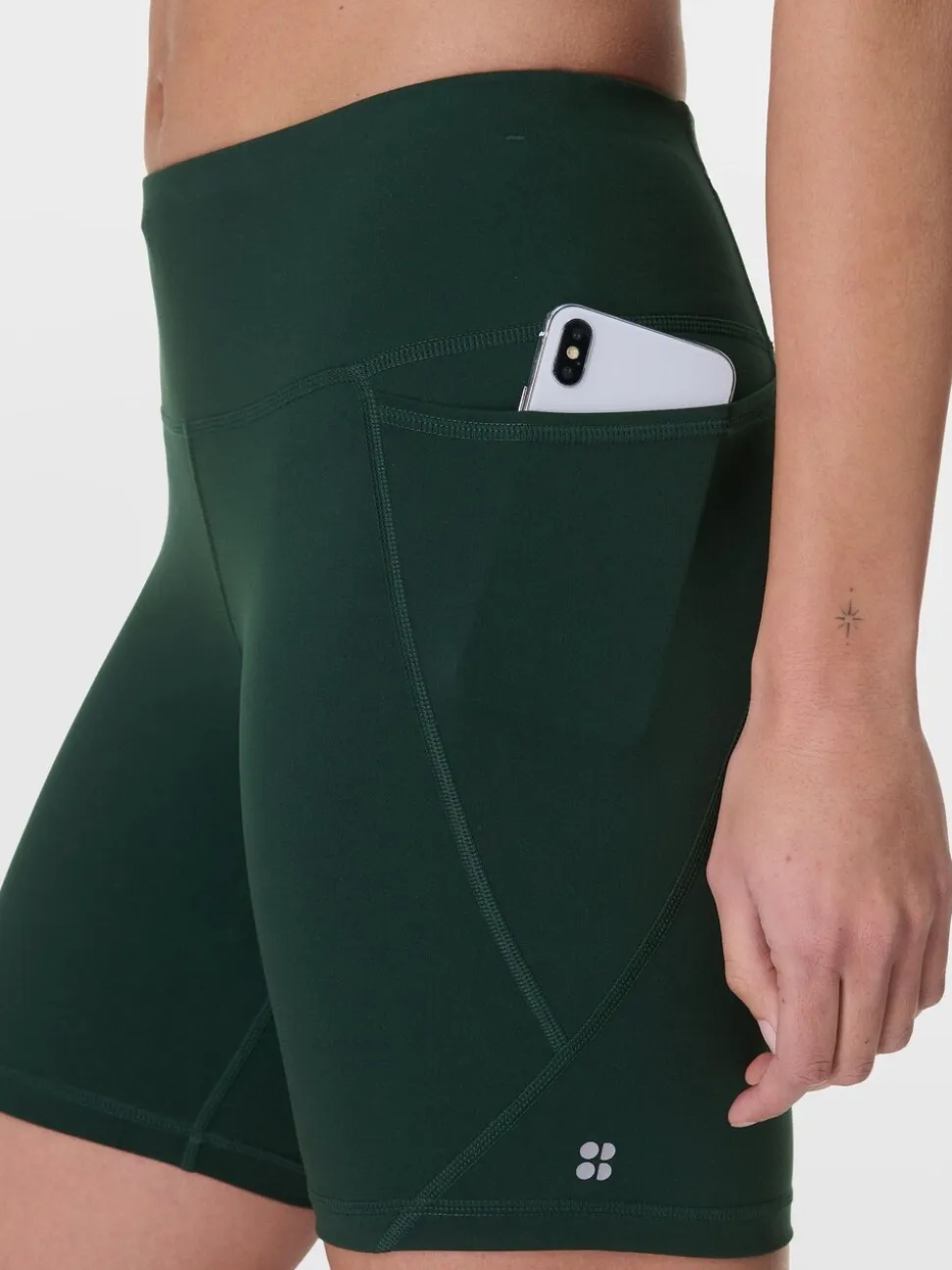Vert - Sweaty Betty Power 6" Short motard