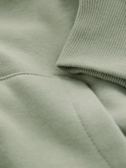 vert - Veste zippée à capuche