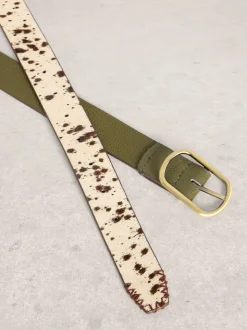Vert - White Stuff ceinture en cuir réversible