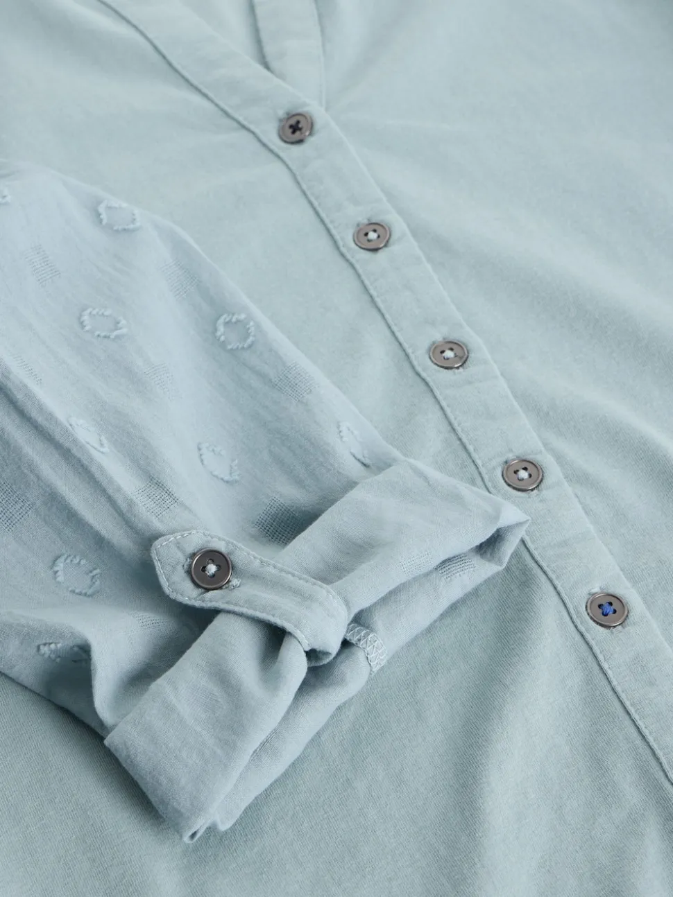 Vert - White Stuff 100{Chemises de nuit Annie en jersey de coton mélangé