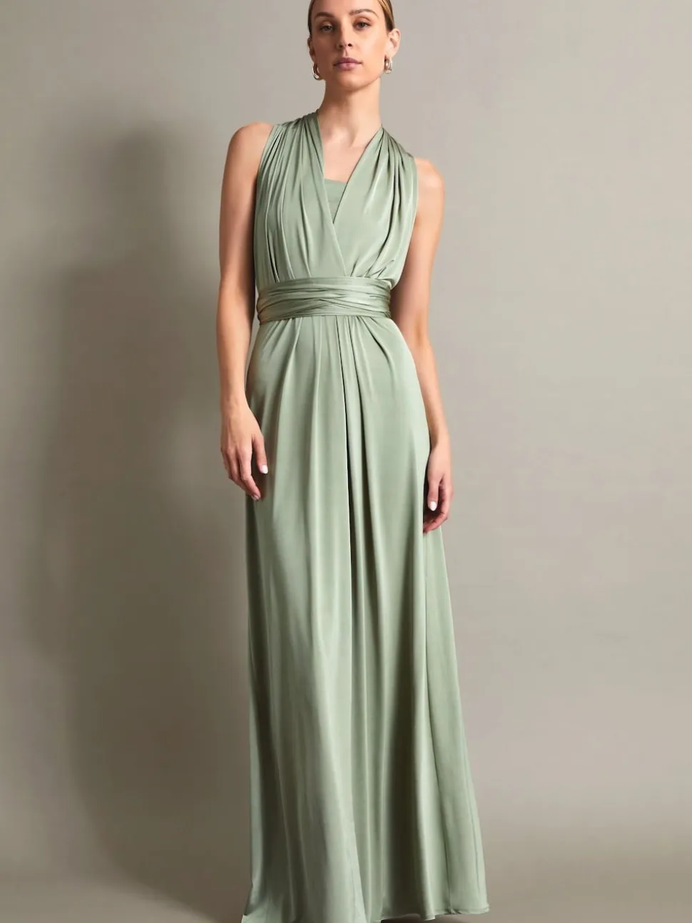 Vert bouteille - Robe de demoiselle d’honneur Monsoon Thea multidirectionnelle