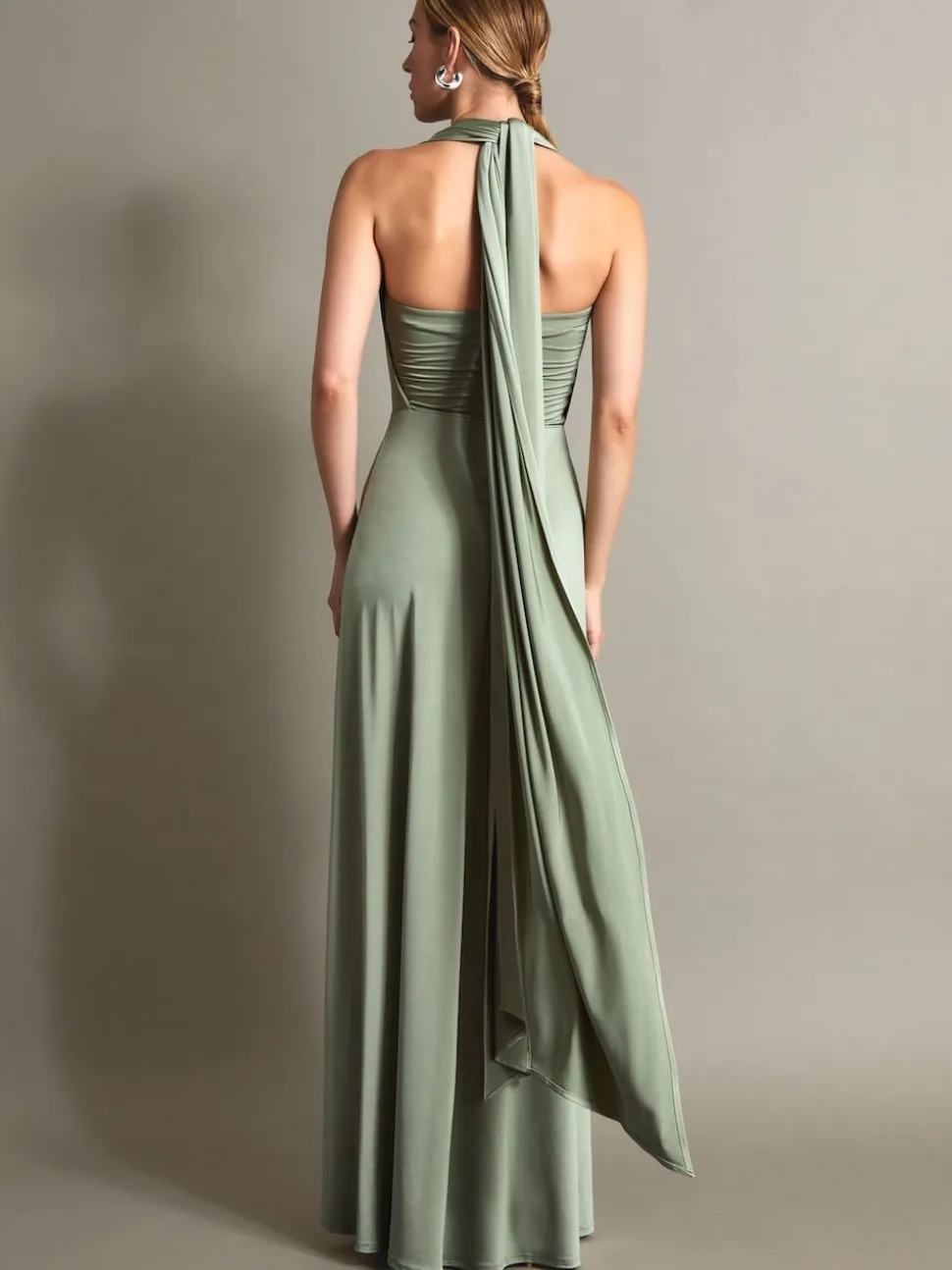 Vert bouteille - Robe de demoiselle d’honneur Monsoon Thea multidirectionnelle