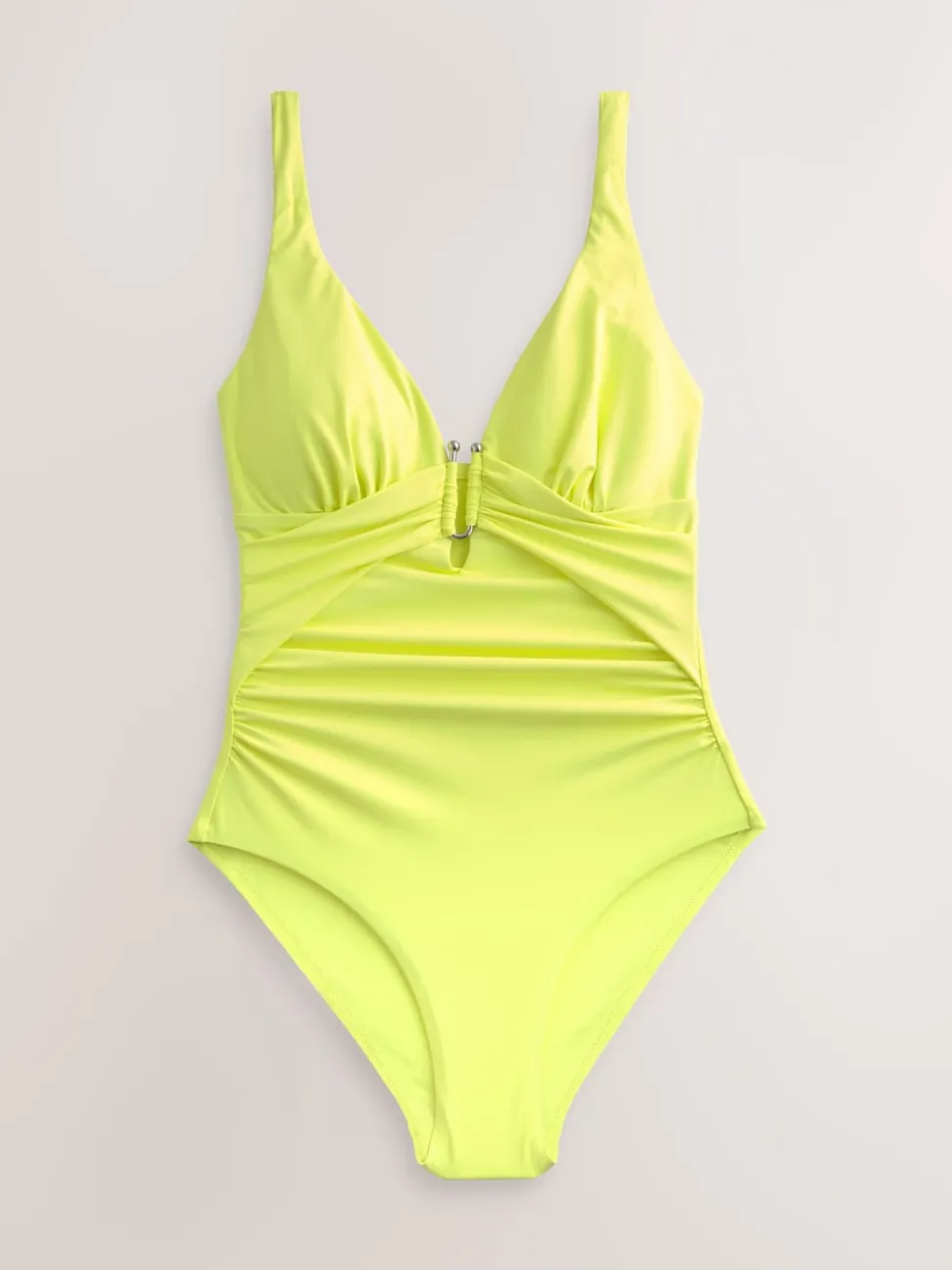 Vert citron - Maillot de bain Urim Tummy Control à décolleté plongeant