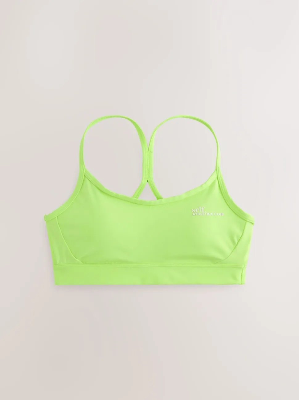 Vert citron - Self Soutiens-gorge de sport sans armatures à lanières