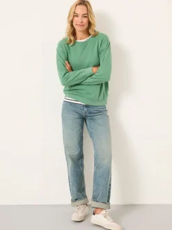 Vert de jade - Sweat FatFace Crew