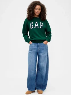 vert foncé - Sweat Gap décontracté à logo