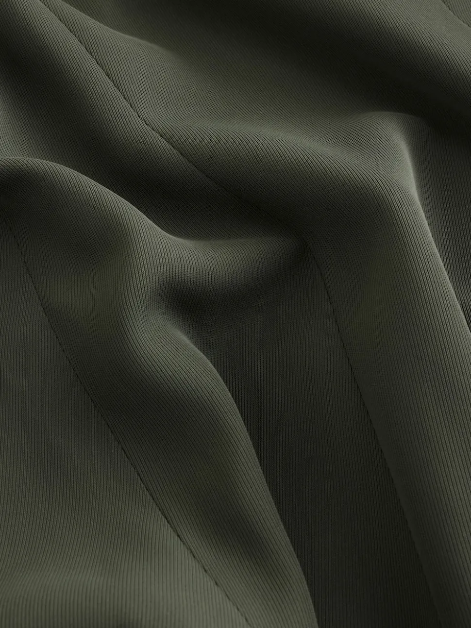 Vert kaki - Blazer décontracté à manches froncées