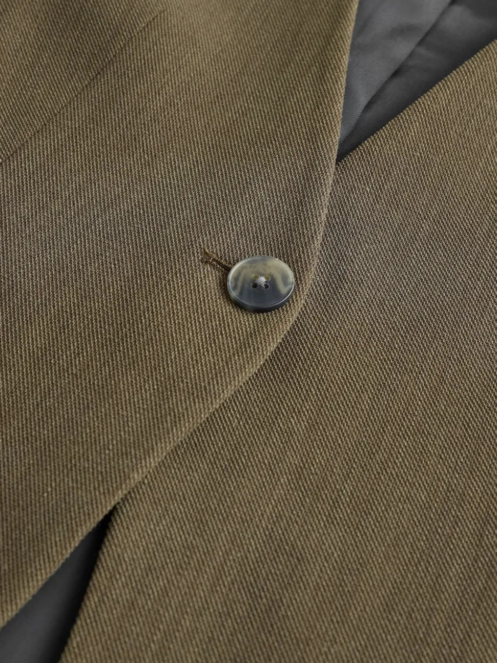 Vert kaki - Blazer Gilet croisé