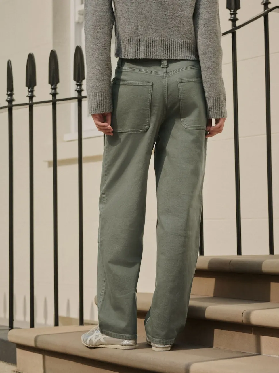 Vert kaki - Jean charpentier droit cheville