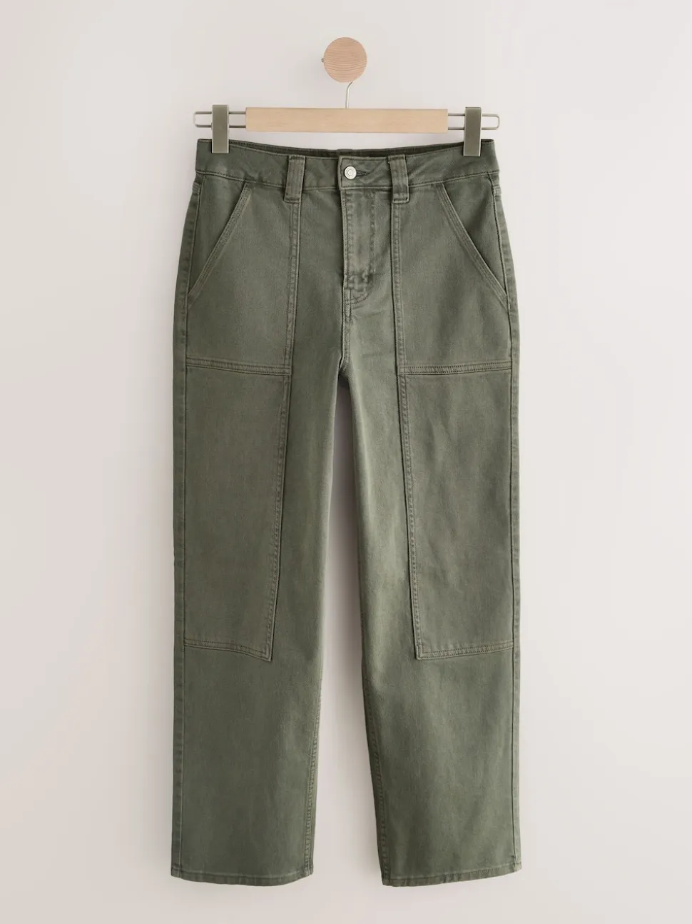 Vert kaki - Jean charpentier droit cheville