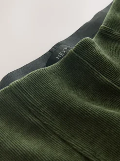Vert kaki - Leggings en velours côtelé
