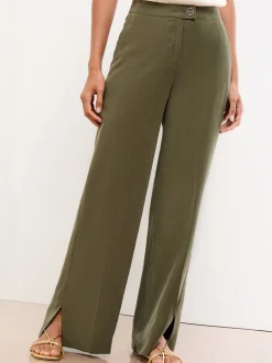Vert kaki - Pantalon large Lipsy