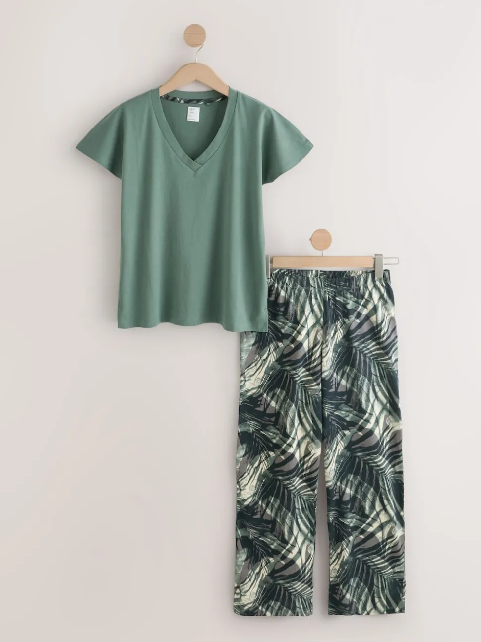 Vert kaki - Pyjama à manches courtes