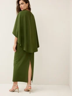 Vert olive - Cape Robe longue