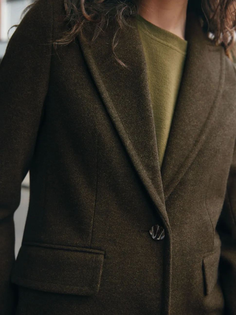 Vert olive - Manteau Revere