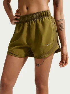 Vert olive flak - Short de running Nike Tempo Dri-FIT Mid Rise 3