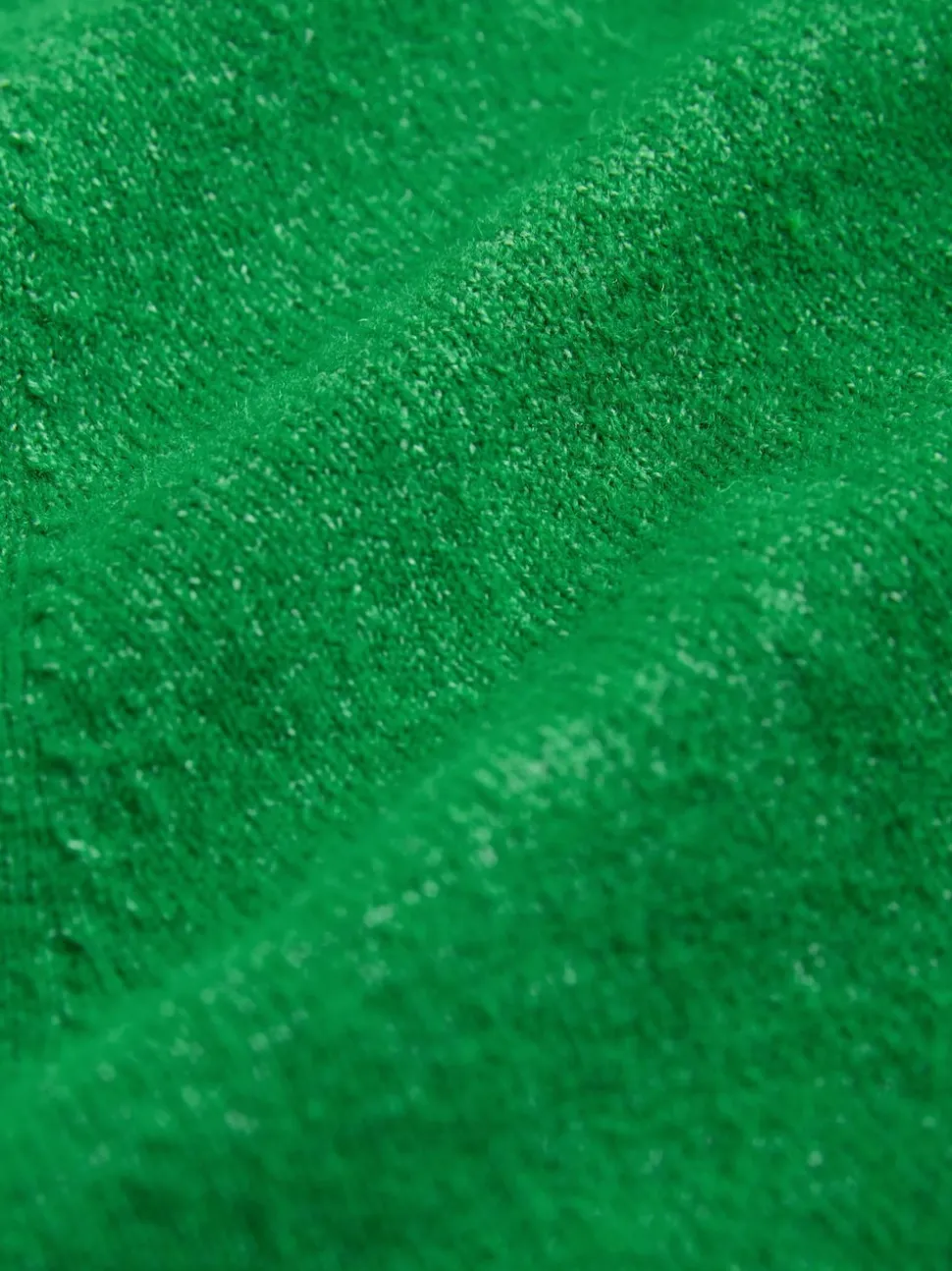 Vert vif - Cardigan ultra-doux à col en V avec poches