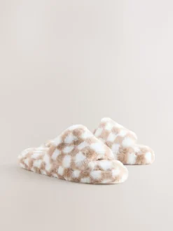 Vert/Blanc - Chaussons Curseur à carreaux
