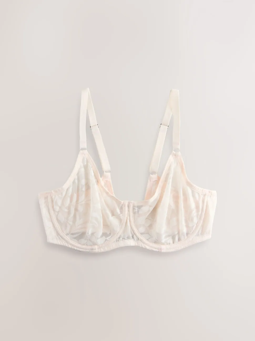 Vert/Ecru - Lot de 2 soutiens-gorge DD-G en dentelle non rembourrés à bonnets complets