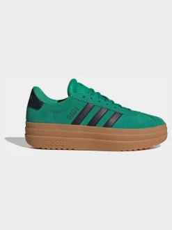 Vert/Noir - adidas baskets VL Court Bold
