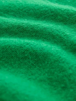Vert/Rouge Apple graphique - Débardeur sans manches en maille avec laine