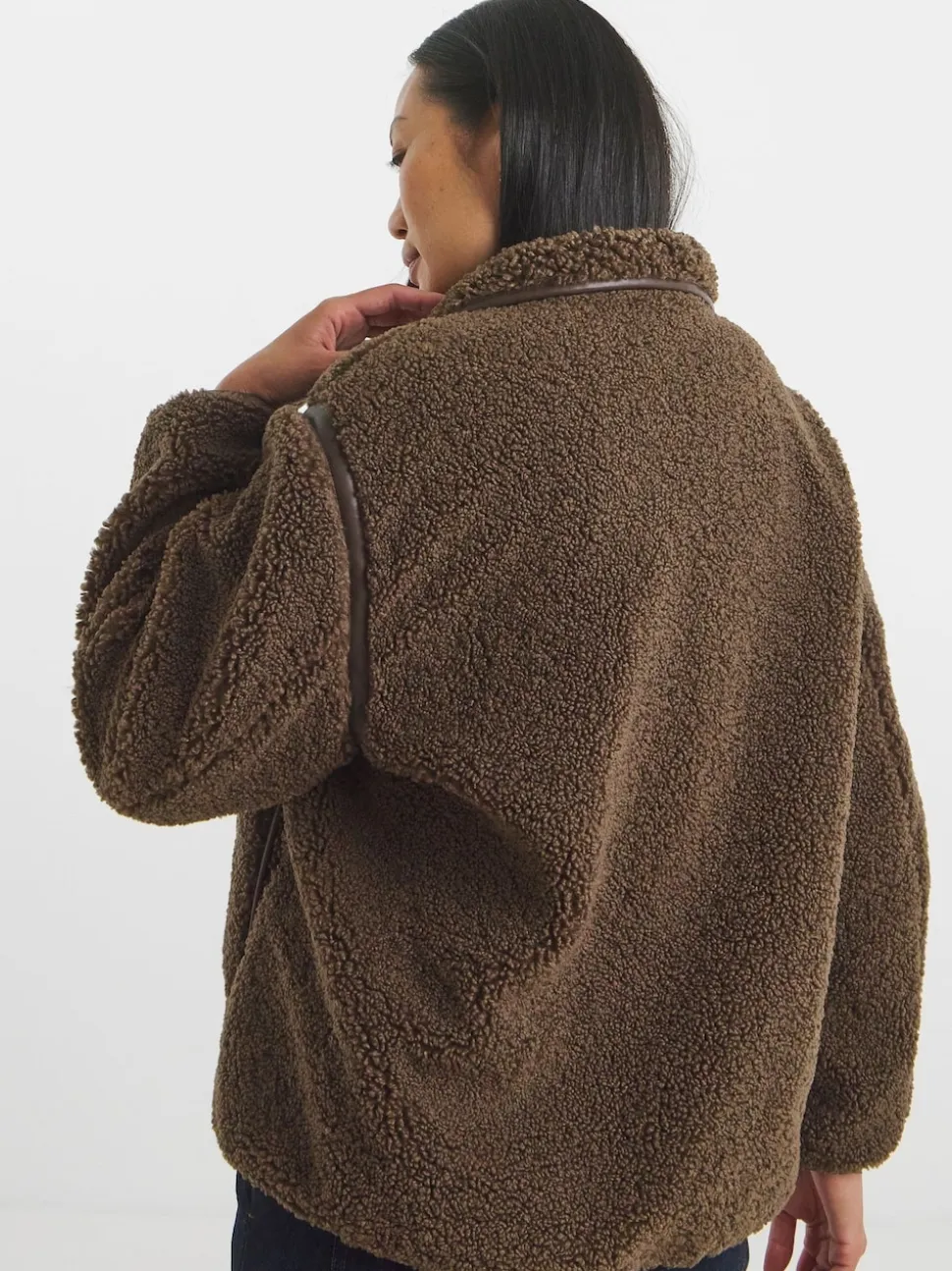 Veste JD Williams en peau de mouton en peluche