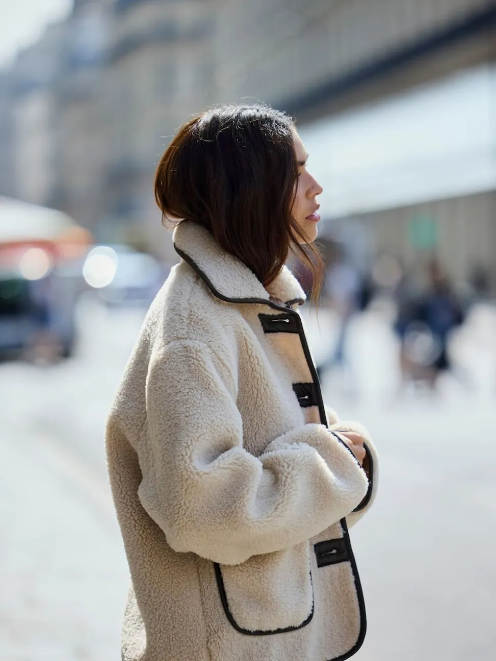 Veste JDY en sherpa