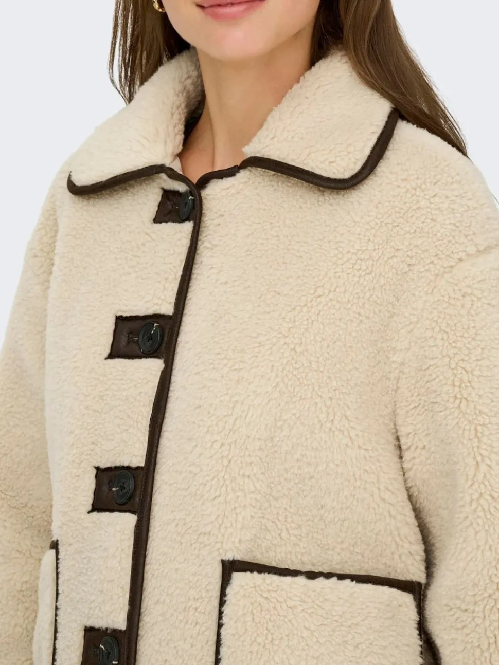 Veste JDY en sherpa