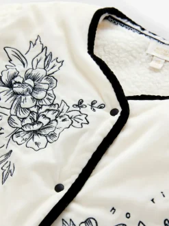 Veste matelassée brodée doublée Borg Rockett St George