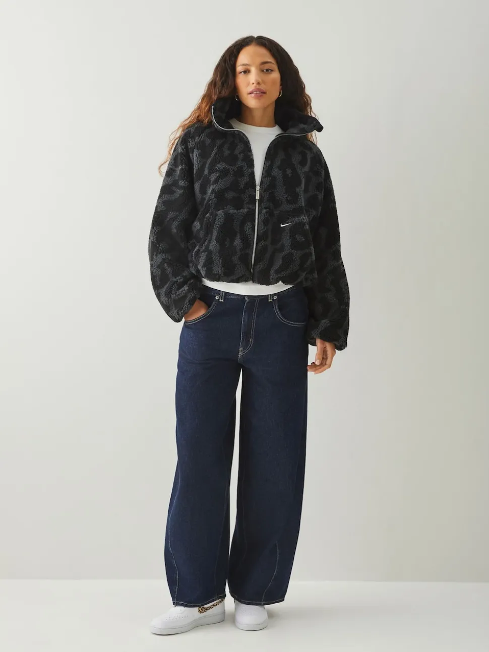 Veste oversize en polaire Nike Sportswear à poils hauts