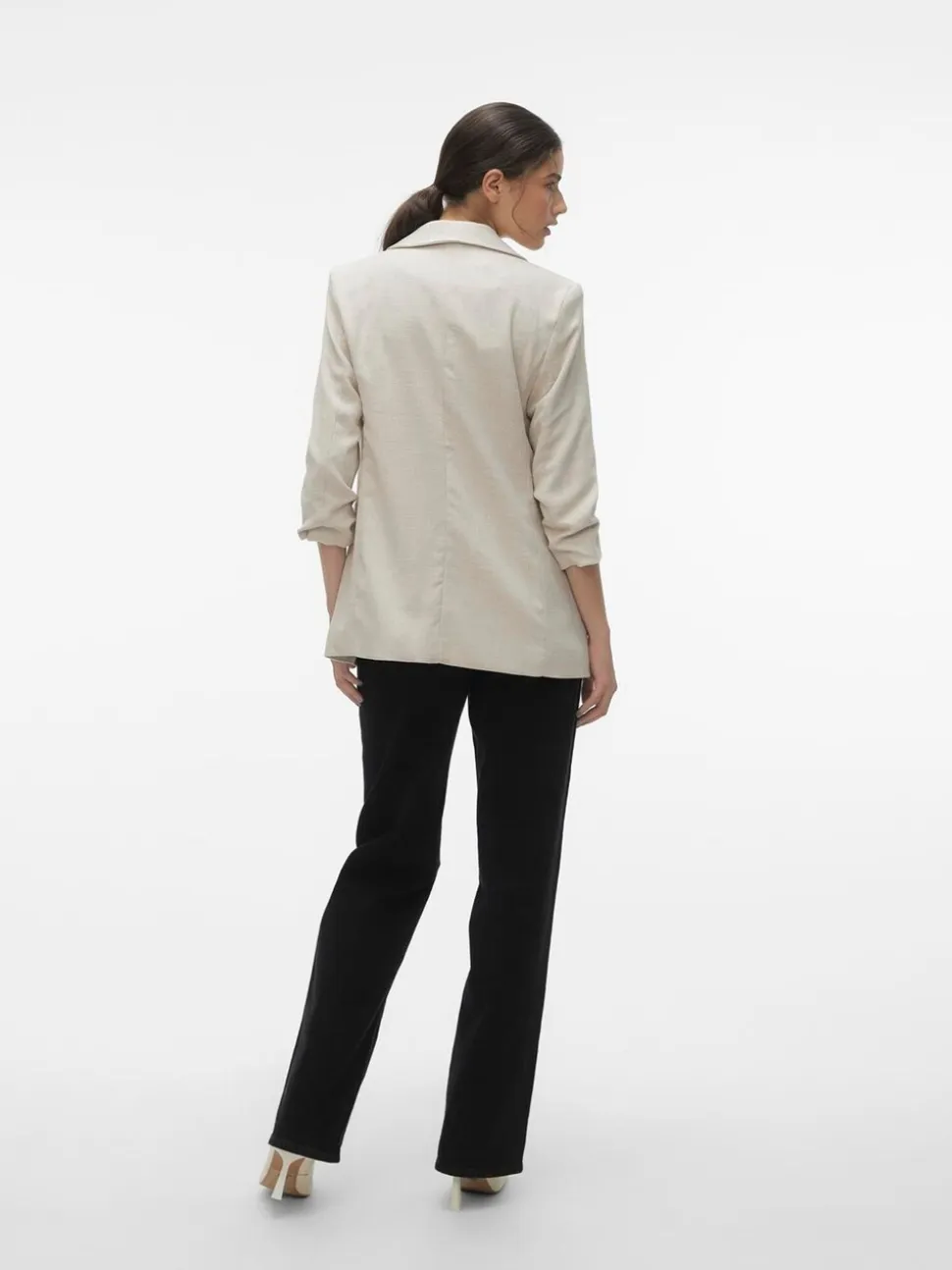 Veste Vero Moda texturée à manches froncées
