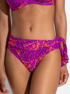 Violet - Bas de bikini Pour Moi Bermuda à rabat