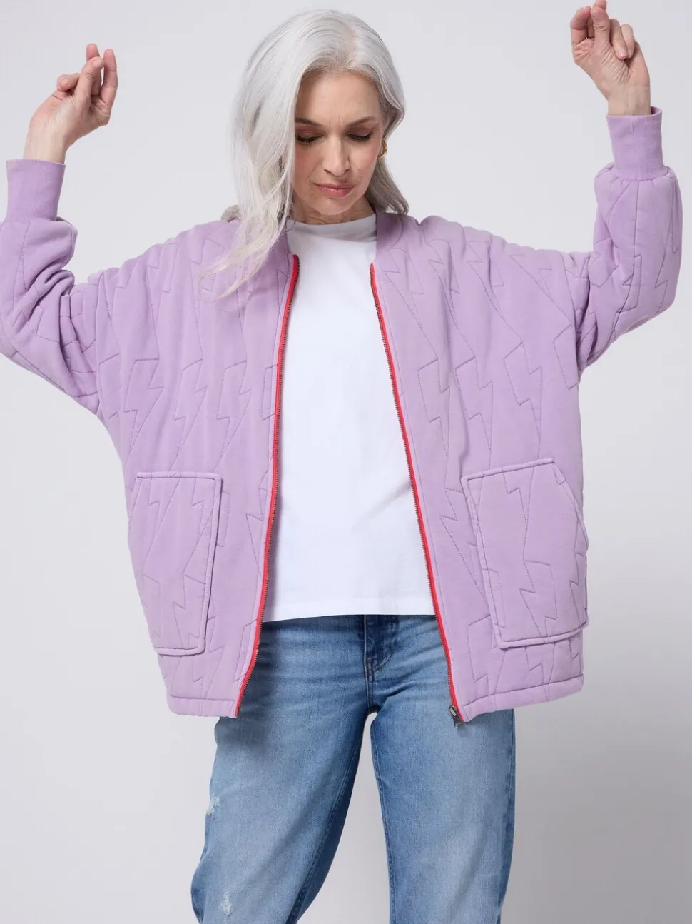 Violet - Blouson bombardier matelassé SCAMP & DUDE