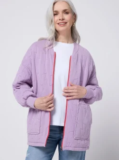 Violet - Blouson bombardier matelassé SCAMP & DUDE