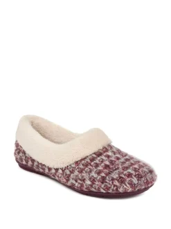 Violet - Chaussons Jones Bootmaker doublés de fausse fourrure