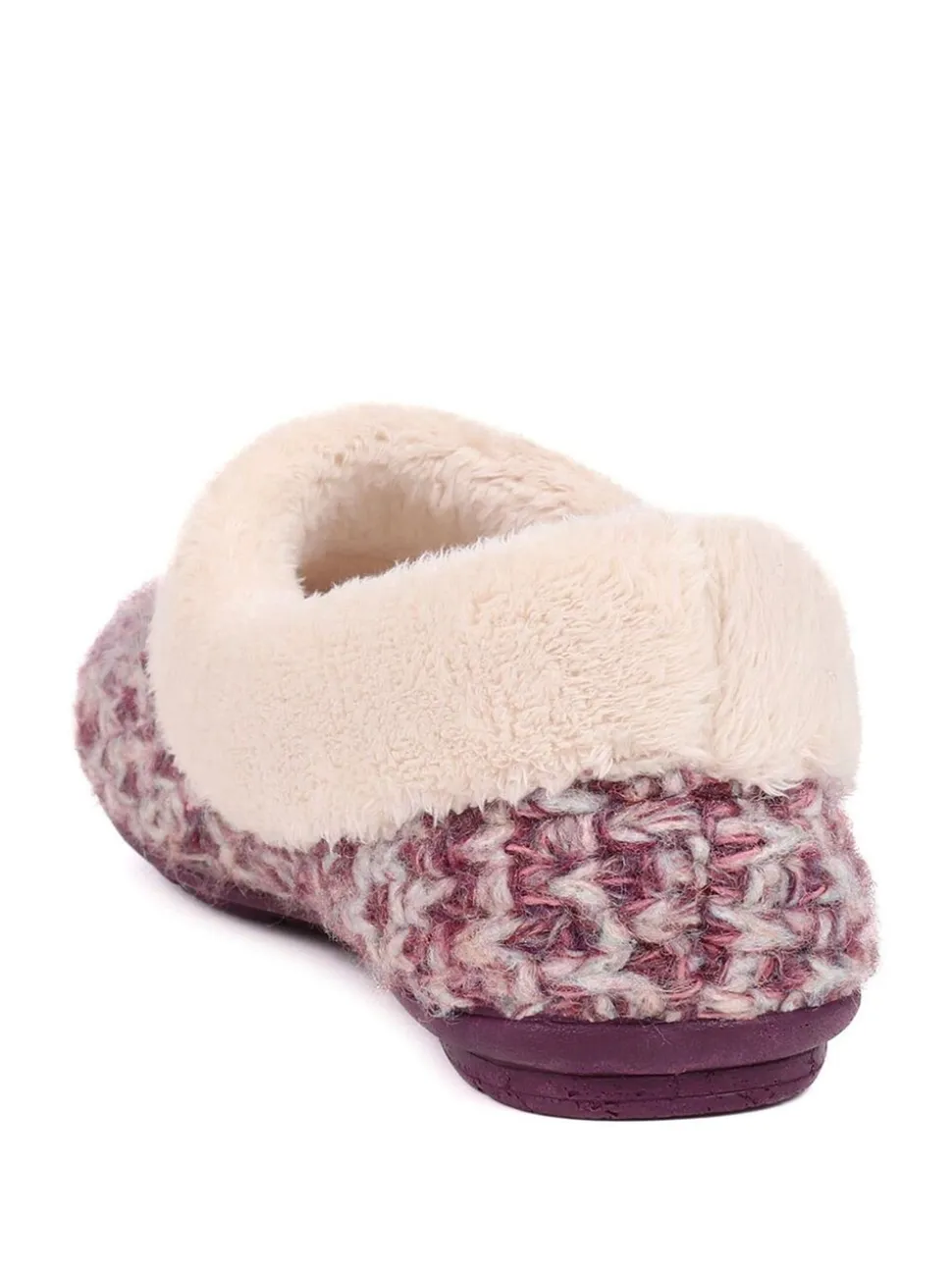 Violet - Chaussons Jones Bootmaker doublés de fausse fourrure