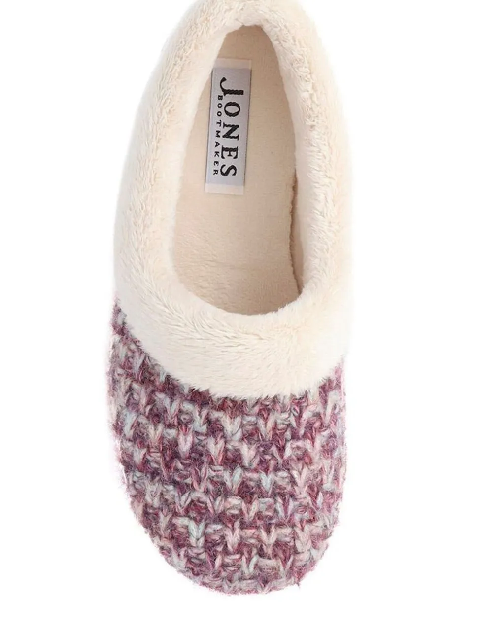 Violet - Chaussons Jones Bootmaker doublés de fausse fourrure