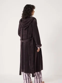 Violet - Hush Robe de chambre à capuche Fluffy