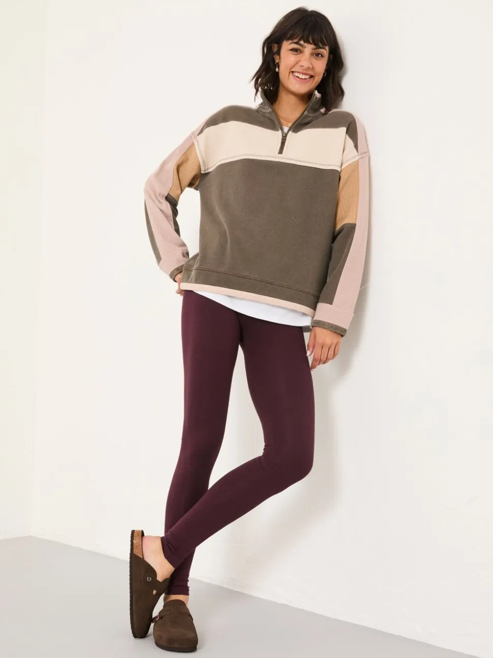 Violet - Legging FatFace taille haute