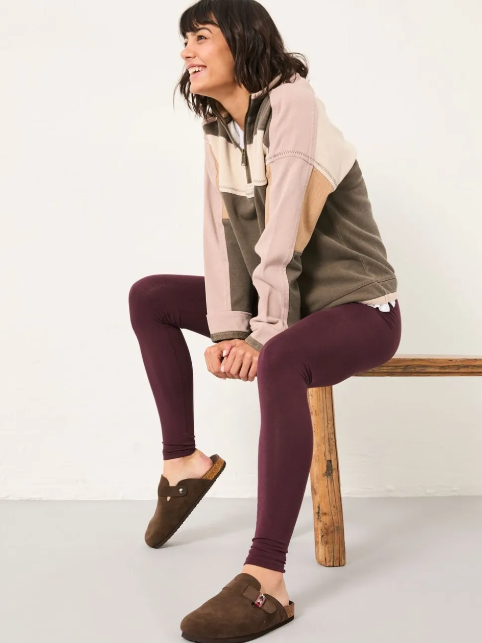 Violet - Legging FatFace taille haute