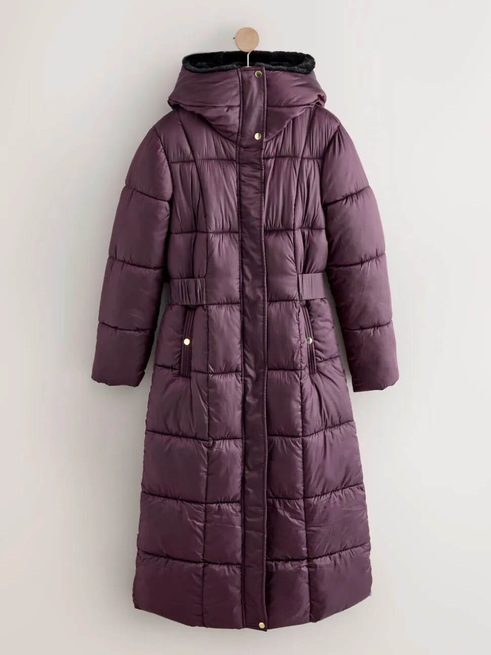 Violet - Manteau long matelassé Résistant à la douche