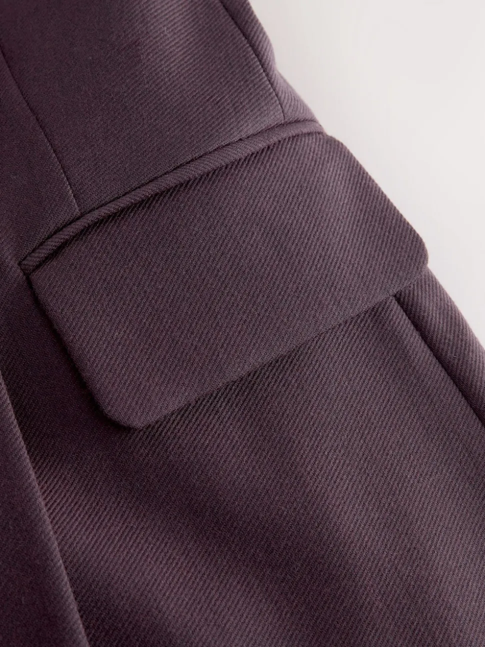 Violet - N.Premium Blazer en sergé de laine Mélange