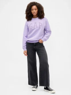 Violet - Sweat Gap décontracté à logo
