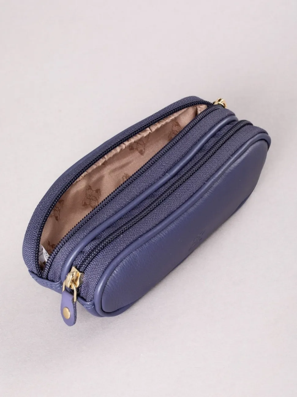 Violet - Étui Lakeland en cuir à deux verres