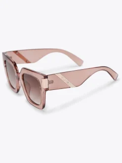 Violet lilas - Lunettes de soleil Carvela à semelle évasée épaisse